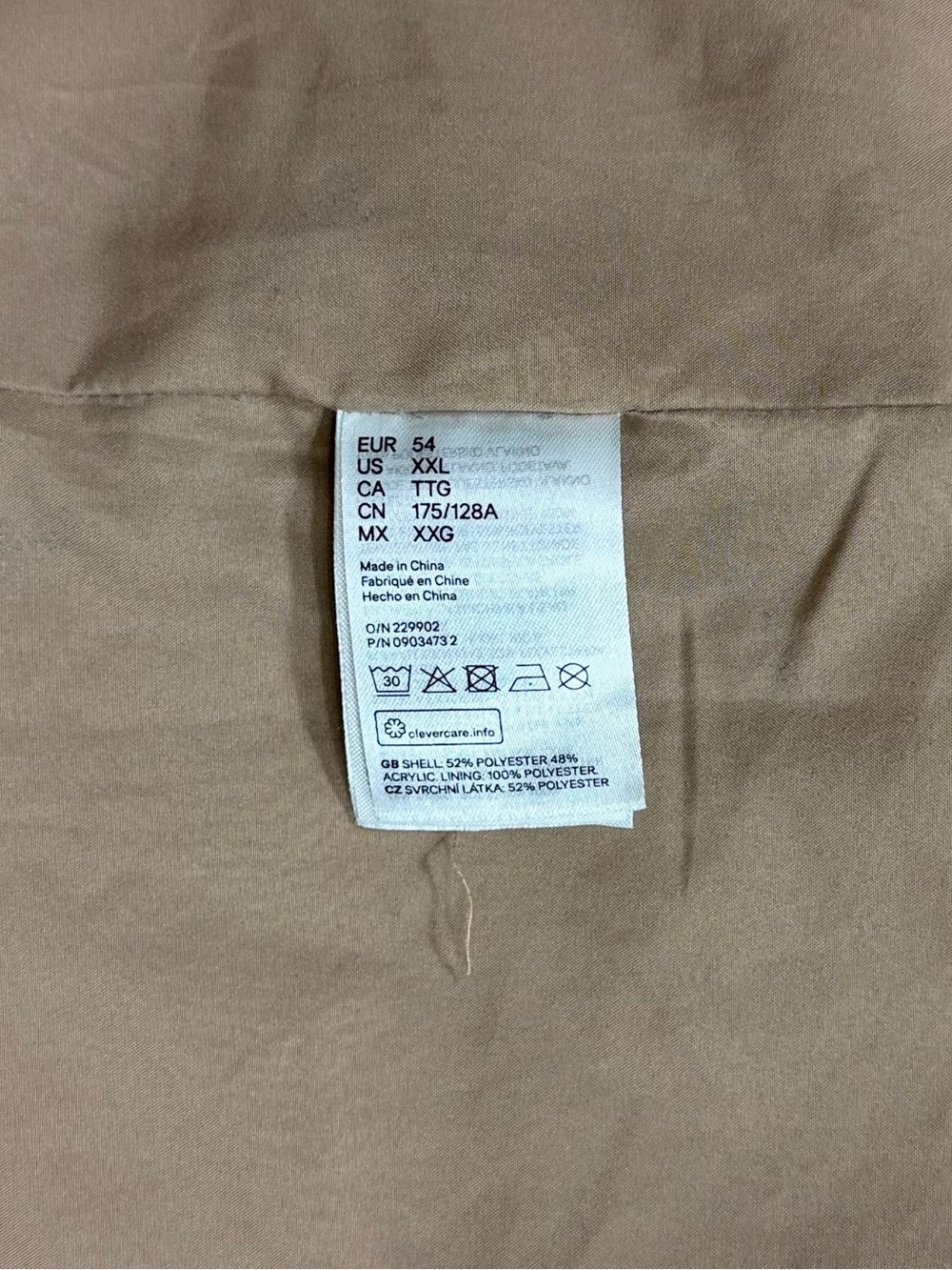 H&M Double-Breasted Camel Wool Coat - Picture 9 of 13
